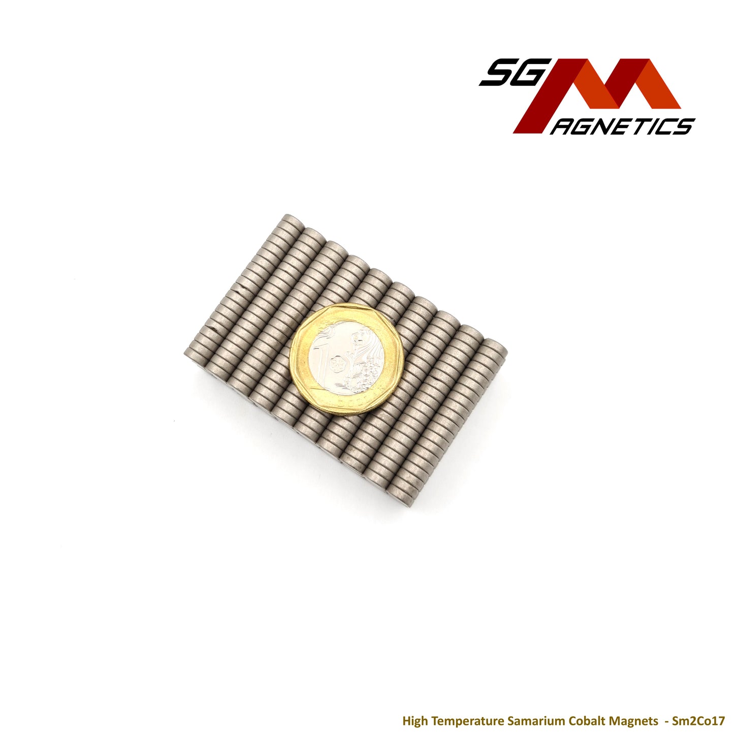 6x2mm - Samarium Cobalt SmCo Disc Magnets - 10pcs