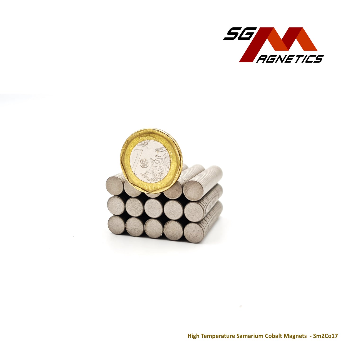 8x2mm - Samarium Cobalt SmCo Disc Magnets - 10pcs