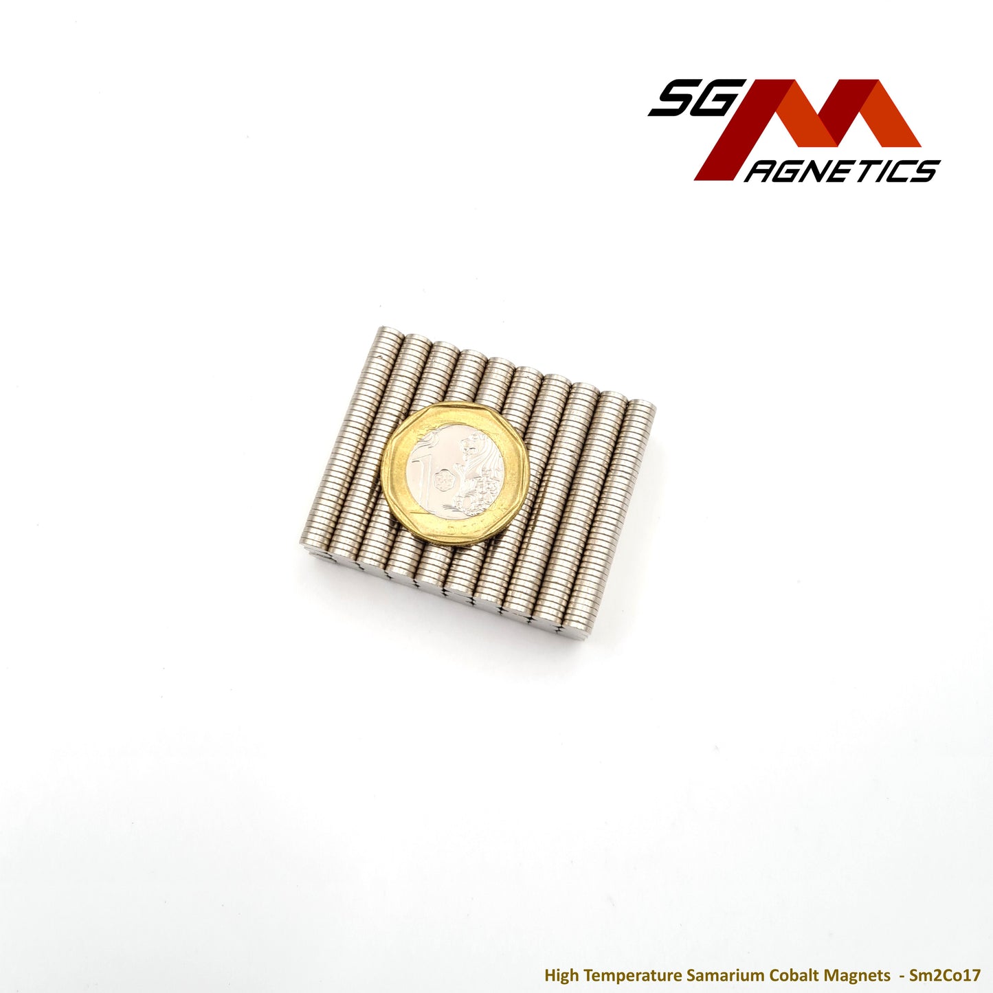5x1mm Ni-Coated - Samarium Cobalt SmCo Disc Magnets - 10pcs