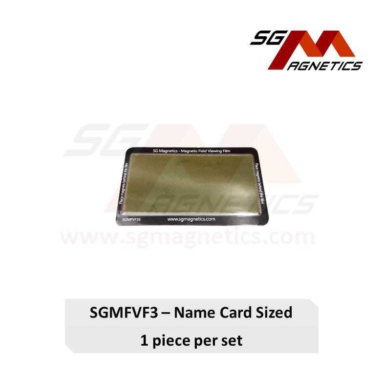 Magnetic Field Viewing Film - Magnet Viewer Sheet