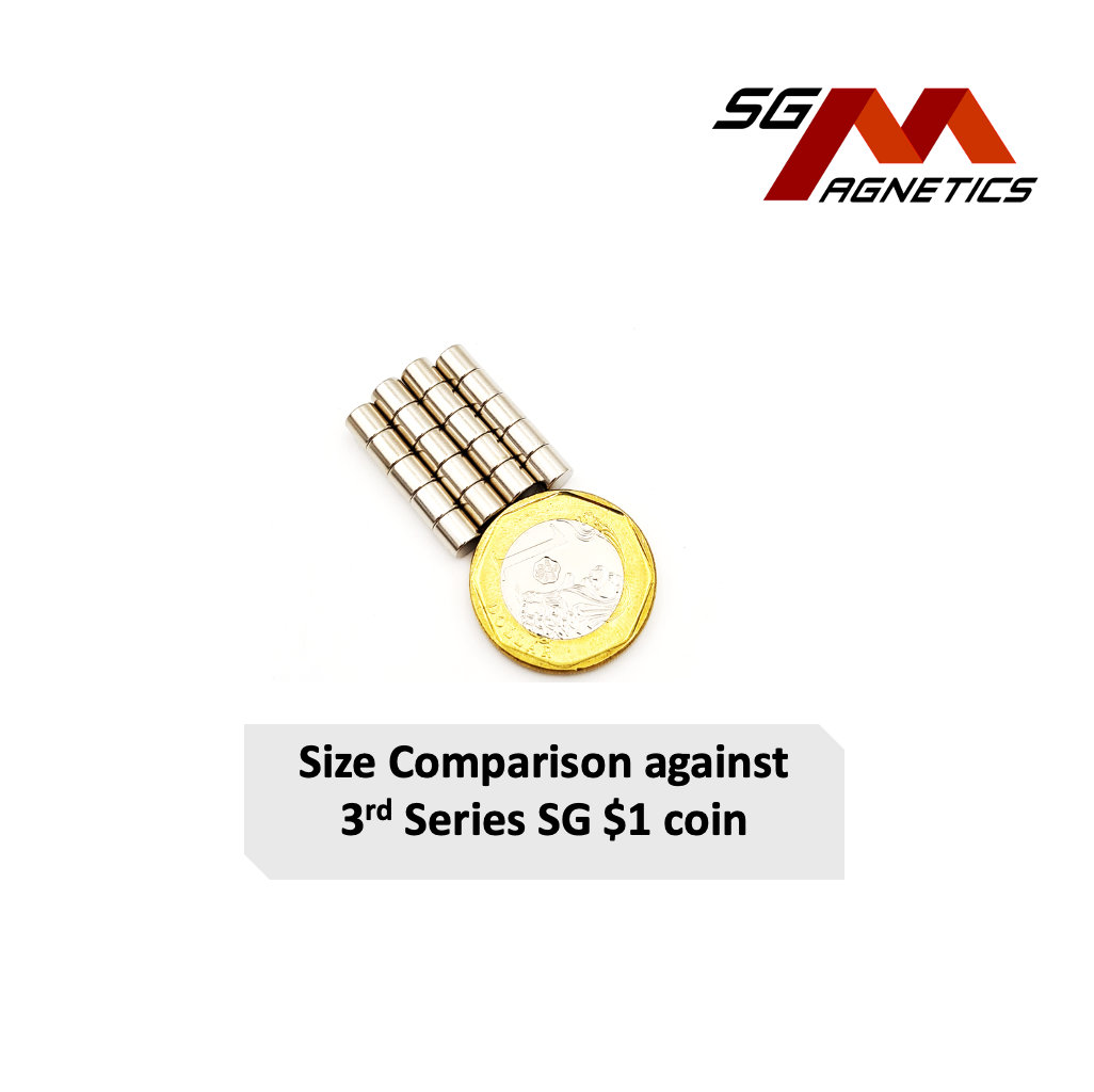 5x5mm N35 - Neodymium Disc Magnets - 20pcs
