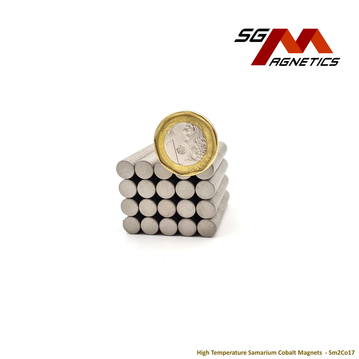 8x3mm - Samarium Cobalt SmCo Disc Magnets - 10pcs