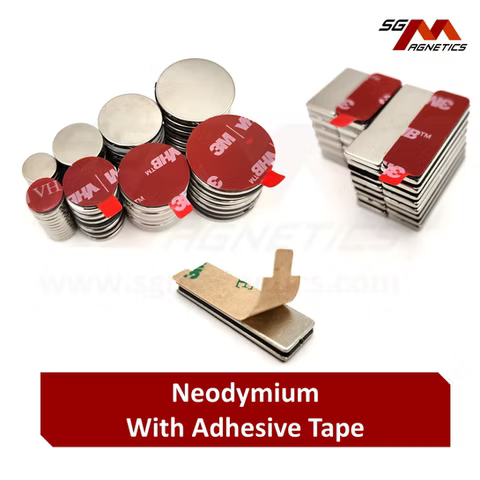 Neodymium Magnets With Adhesive