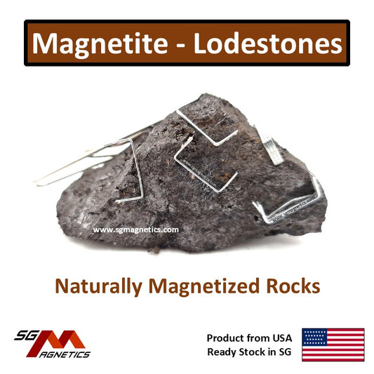 Natural Lodestone Magnetite Stone | Naturally Magnetic Stone