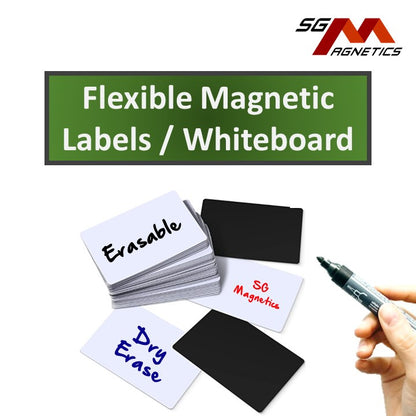 A6 Dry Erase PET Magnetic Labels - 1pc