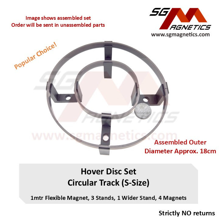 Levitating Magnet Hover Disc Experiment - MagLev Train Experiment 2