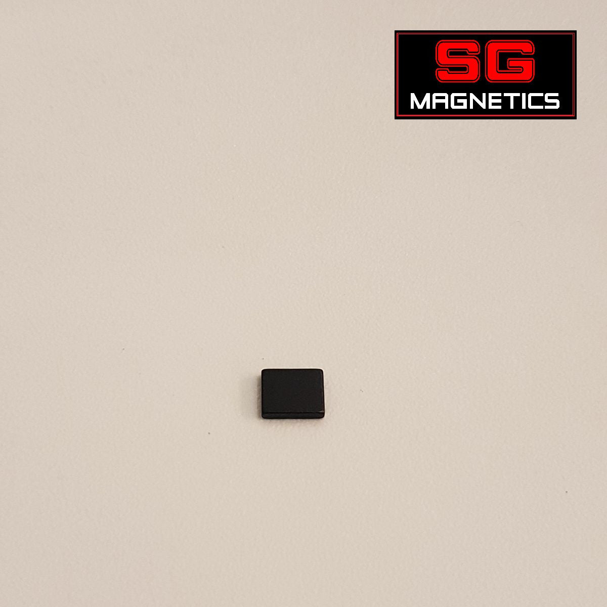 6.5x5.4x1.3mm - Black Epoxy Coated (SH) Block Neodymium Magnets - 10pcs
