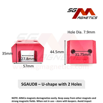 57mm - AlNiCo Horseshoe Powers Ushape - Similar to Eclipse E814