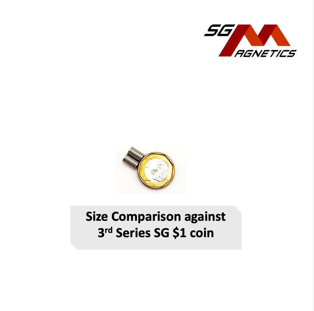 6x1mm N35 - Neodymium Disc Magnets - 20pcs