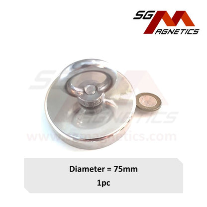 75mm Countersunk Fishing Pot SGNFA75 - Neodymium Magnet - 1pc