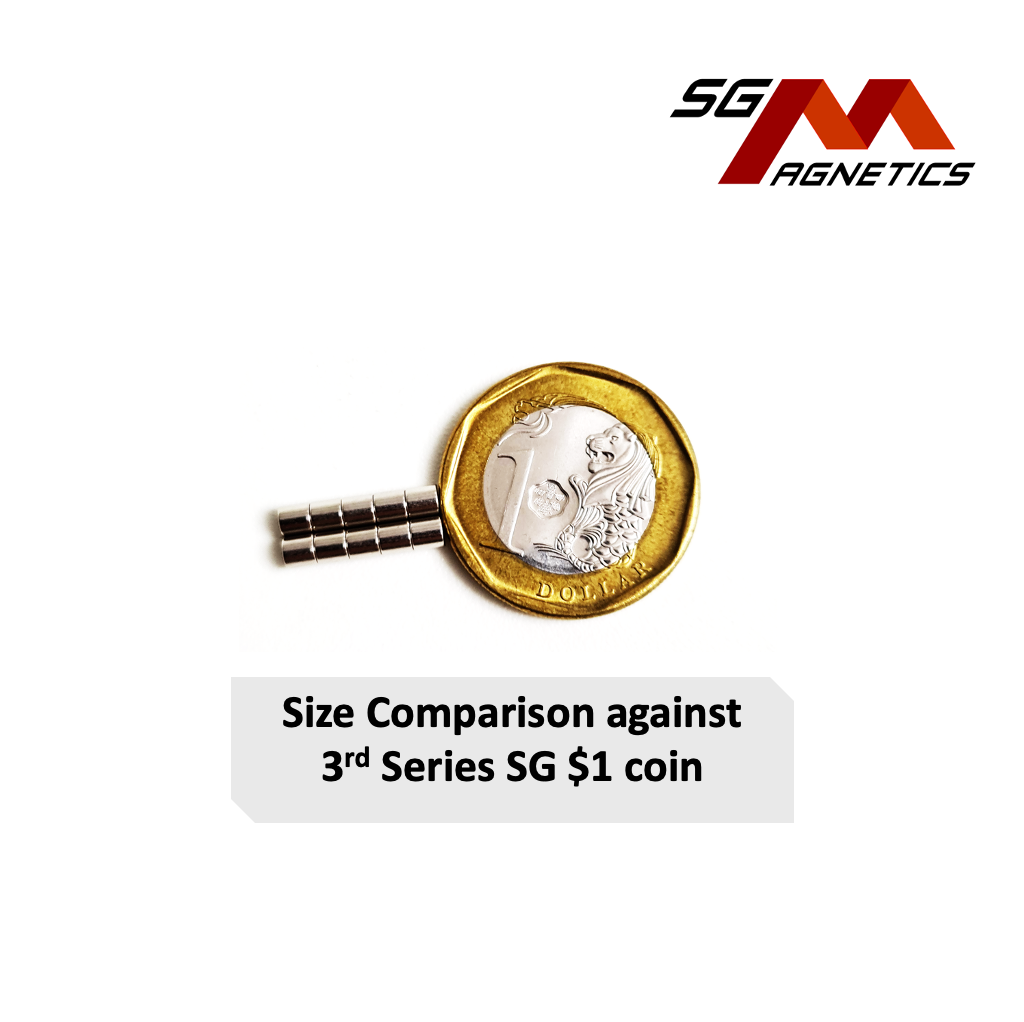 3x3mm N50 - Neodymium Disc Magnets - 20pcs