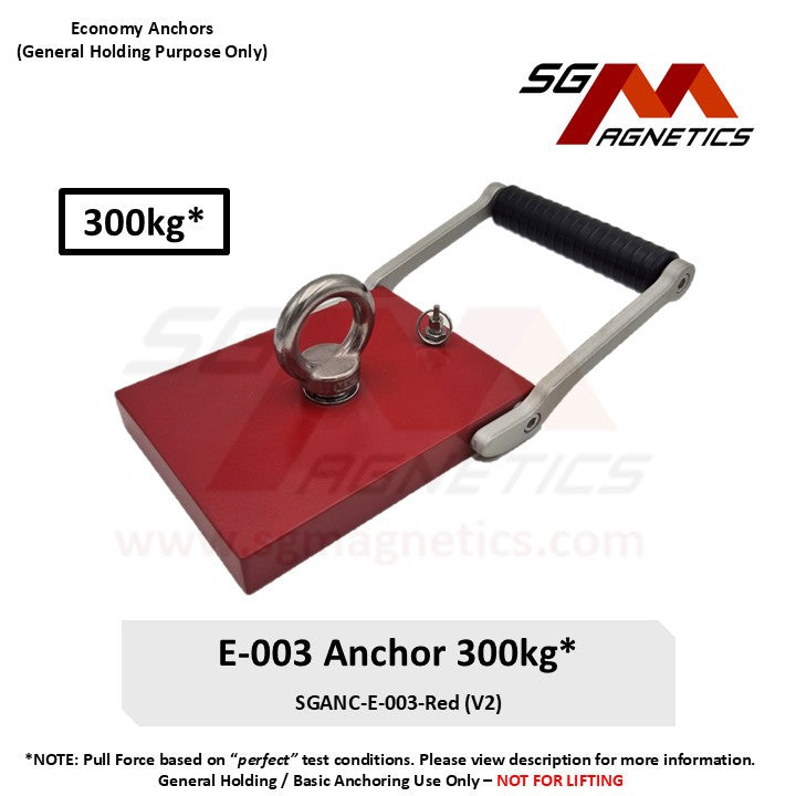 300kg General Purpose Holding Anchor - SGANC-E-003 Economy Series Marine Magnet