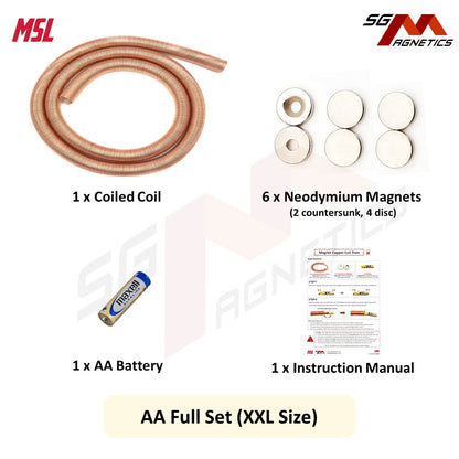 Electric Magnet Train - Bare Copper Wire Electromagnet Train Science Experiment