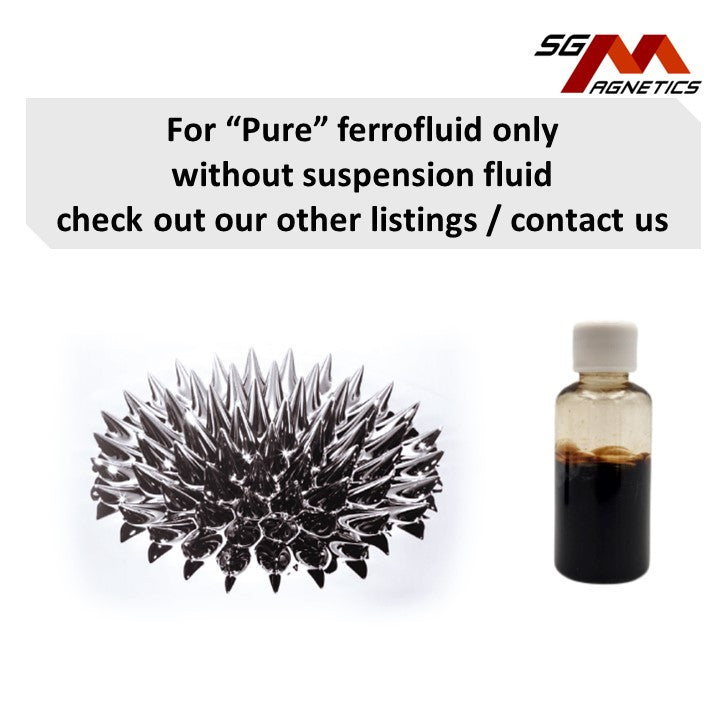 Purple Ferrofluid (LD) Display Bottle  - Colored Ferro Magnetic Liquid