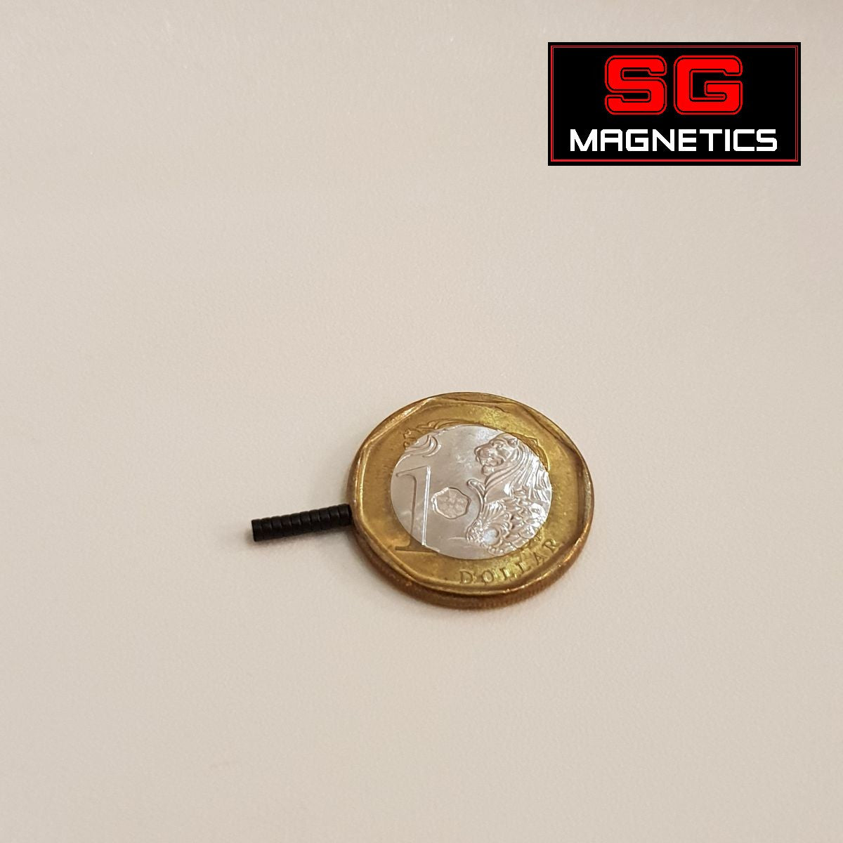 2.2x0.95mm - Black Epoxy Coated (SH) Disc Neodymium Magnets - 25pcs/pack