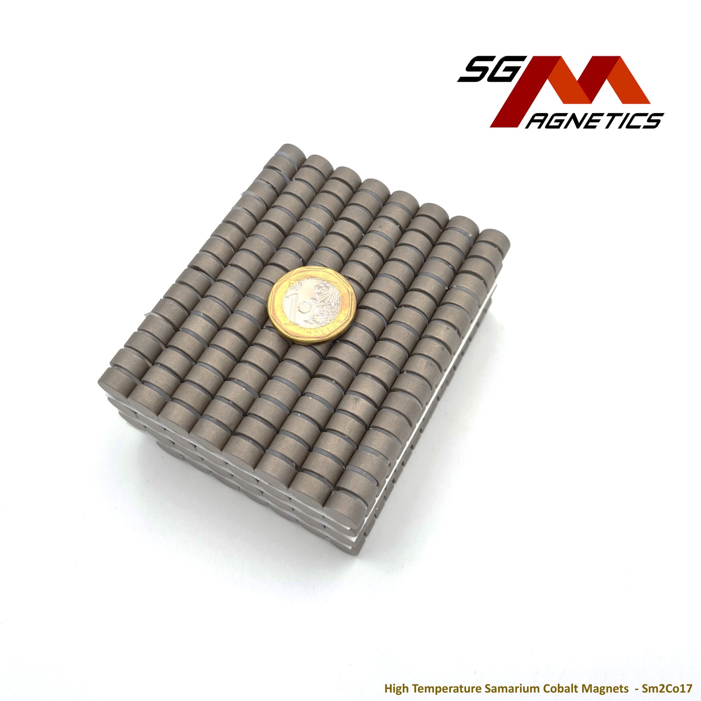 10x5mm - Samarium Cobalt SmCo Disc Magnets - 10pcs