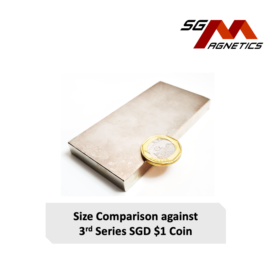 100x50x10mm - Neodymium Block Magnets - 1piece