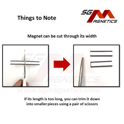 100x35mm C-Profile Magnetic Labels Warehouse Racking Label - 1pc