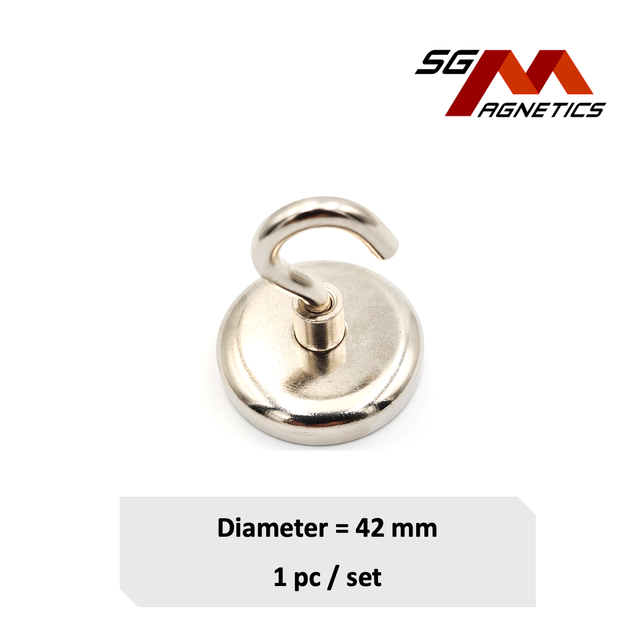 42mm Hook Pot SGNPE42 - Neodymium Magnet - 1pc