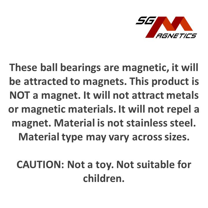 Ball Bearings (Magnetic, NOT Magnet)