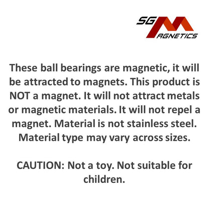 Ball Bearings (Magnetic, NOT Magnet)