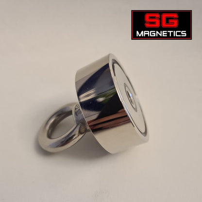 D48 Neodymium Pot Magnet SGNFD48 - Dual Eyebolt - 1pc