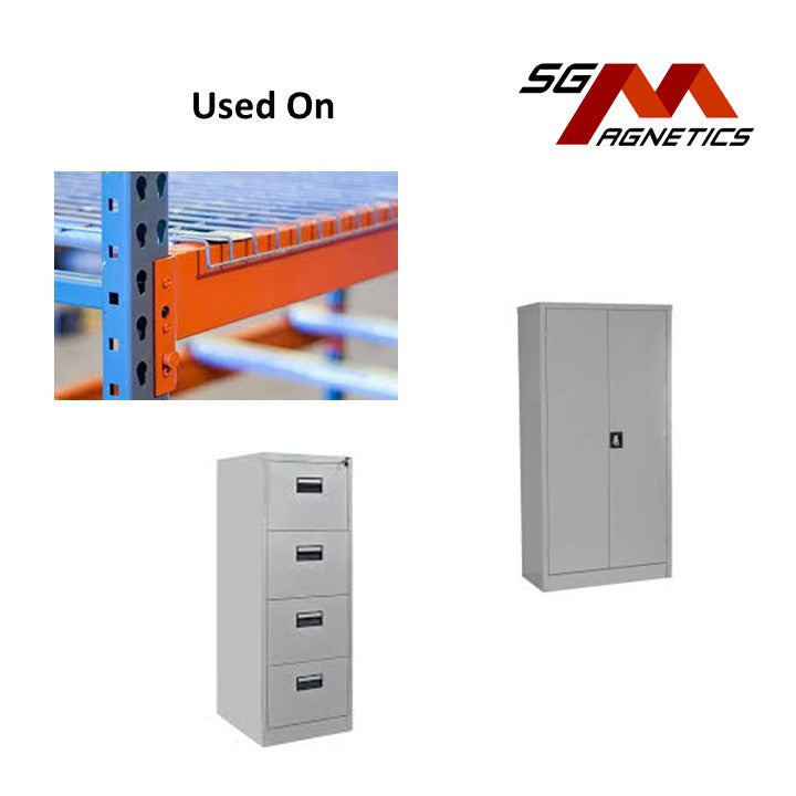 100x35mm C-Profile Magnetic Labels Warehouse Racking Label - 1pc