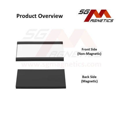 3"x1" C-Profile Magnetic Labels Warehouse Racking Label - 1pc