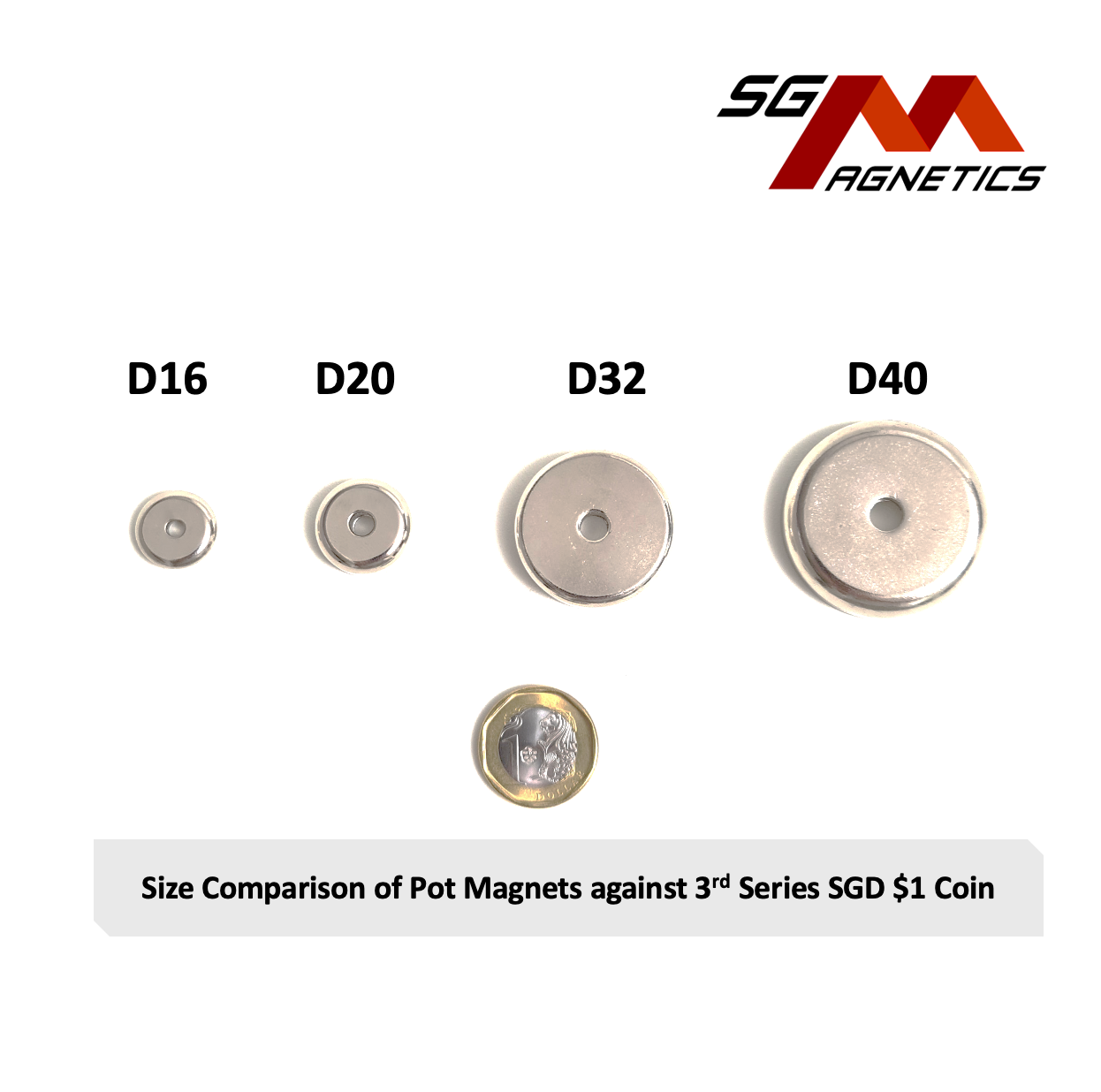 42mm Countersunk Pot SGNPA42 - Neodymium Magnet - 1pc