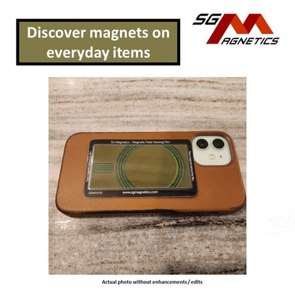 Magnetic Field Viewing Film - Magnet Viewer Sheet