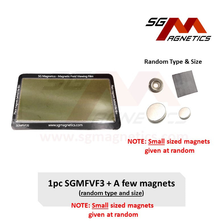 Magnetic Field Viewing Film - Magnet Viewer Sheet