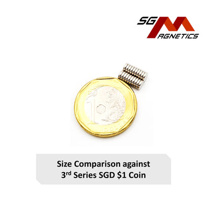 4x1mm N35 - Neodymium Disc Magnets - 20pcs