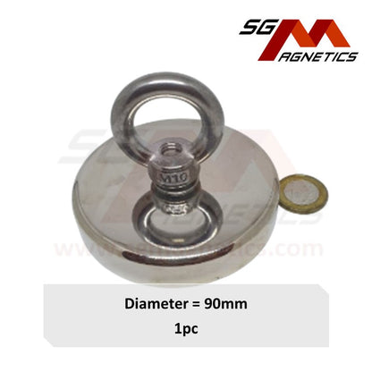 90mm Countersunk Fishing Pot SGNFA90 - Neodymium Magnet - 1pc