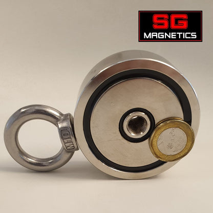 D67 Neodymium Pot Magnet SGNFD67 - Dual Eyebolt - 1pc