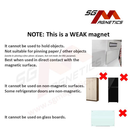 100x35mm C-Profile Magnetic Labels Warehouse Racking Label - 1pc