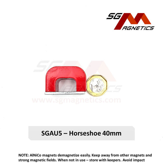 40mm - AlNiCo Horseshoe Powers Ushape - Similar to Eclipse E812