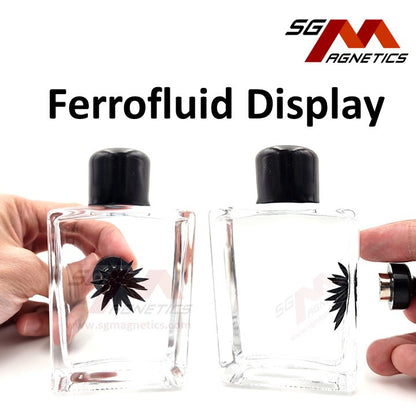 Black Ferrofluid (B) Display Bottle - Ferro Fluid Magnetic Liquid "Venom Fluid"