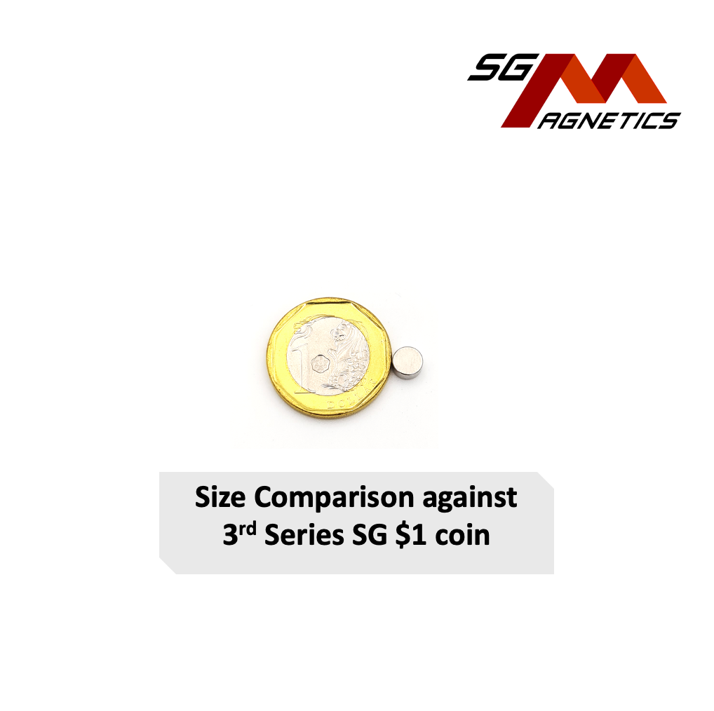 6x3mm N56 - Neodymium Disc Magnets - 6pcs