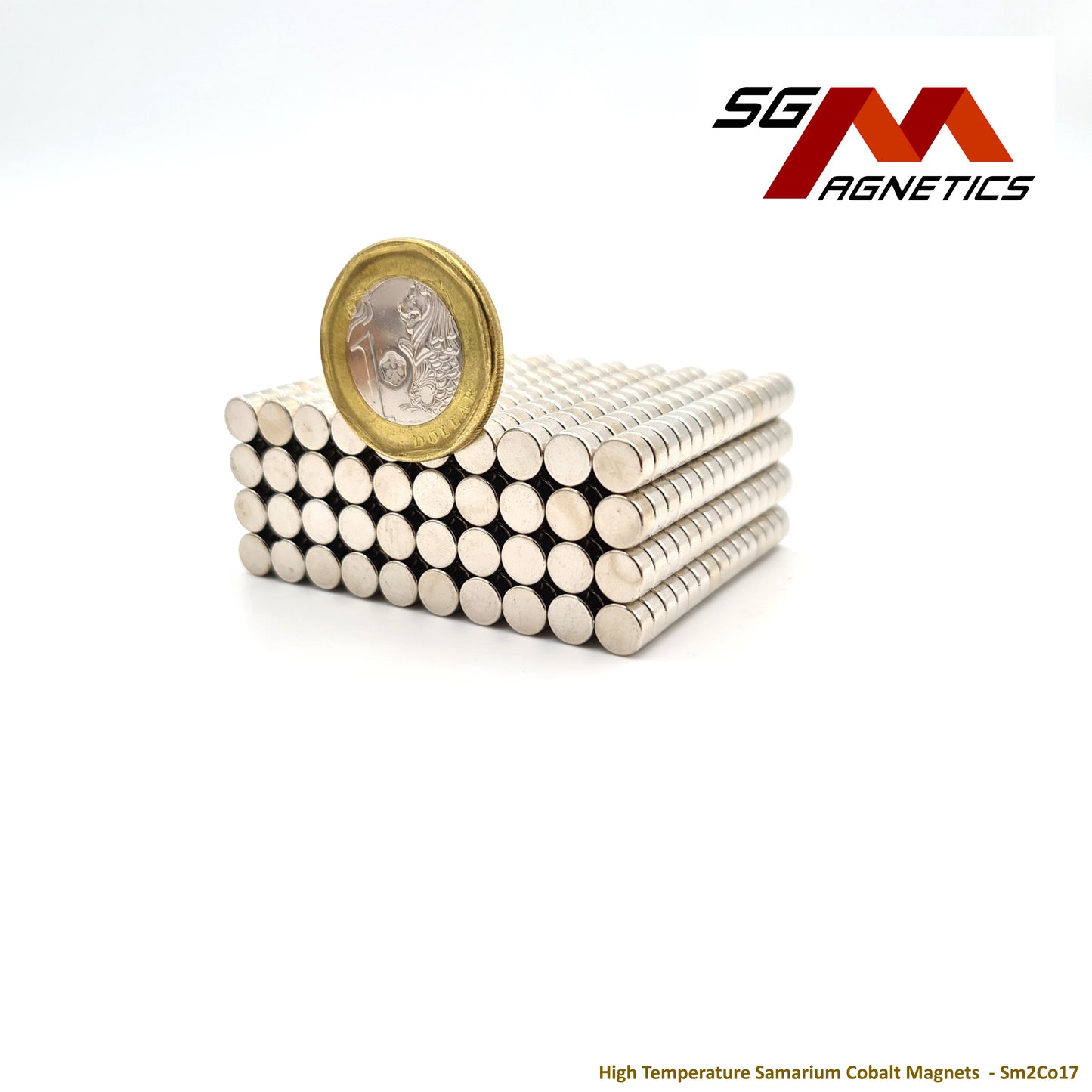 6x3mm Ni-Coated - Samarium Cobalt SmCo Disc Magnets - 10pcs