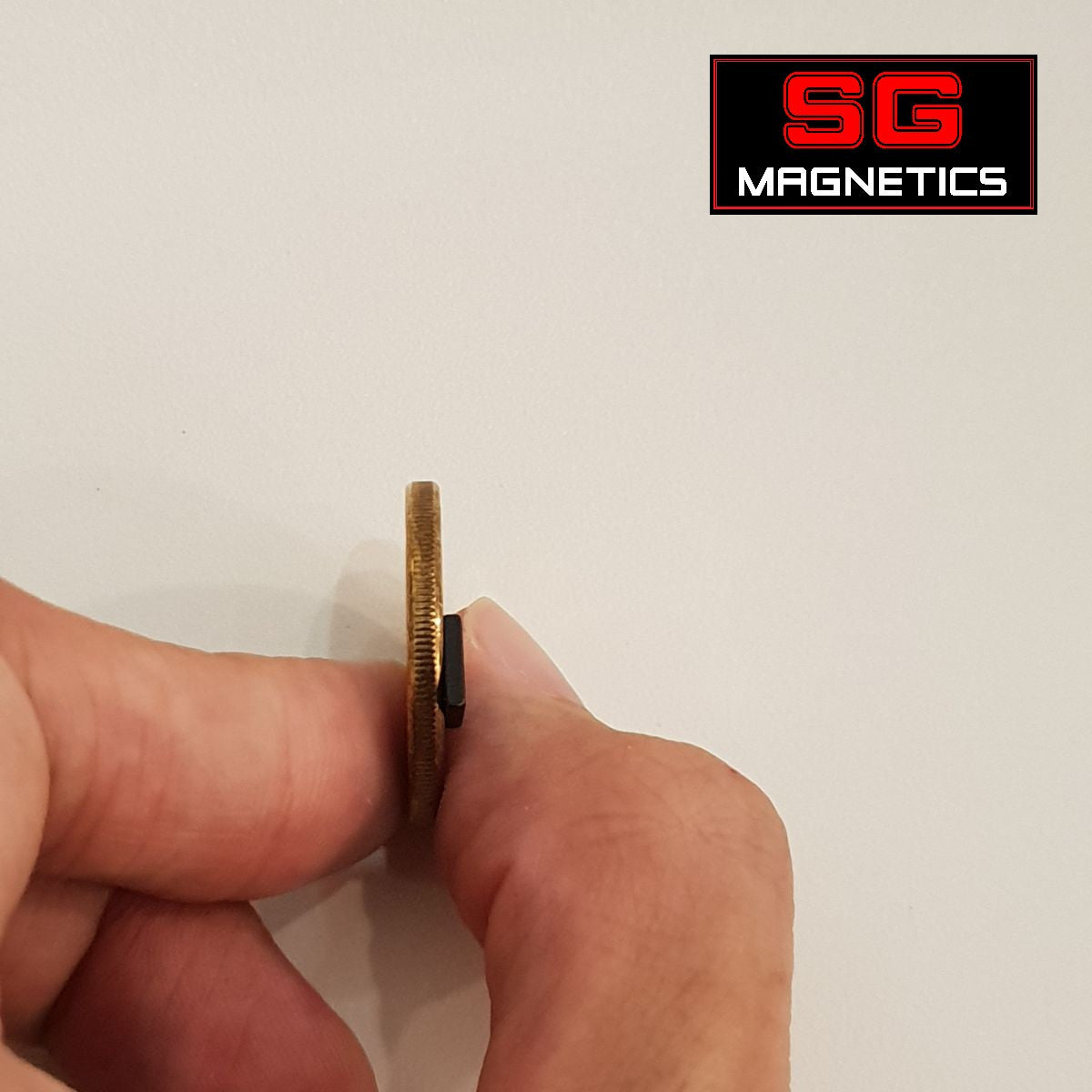 6.5x5.4x1.3mm - Black Epoxy Coated (SH) Block Neodymium Magnets - 10pcs