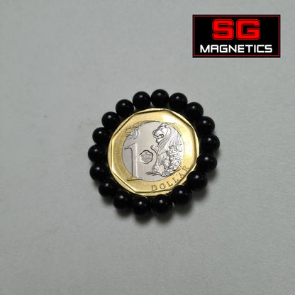 5mm N35 - Black Coloured Neodymium Sphere Magnets -25pcs
