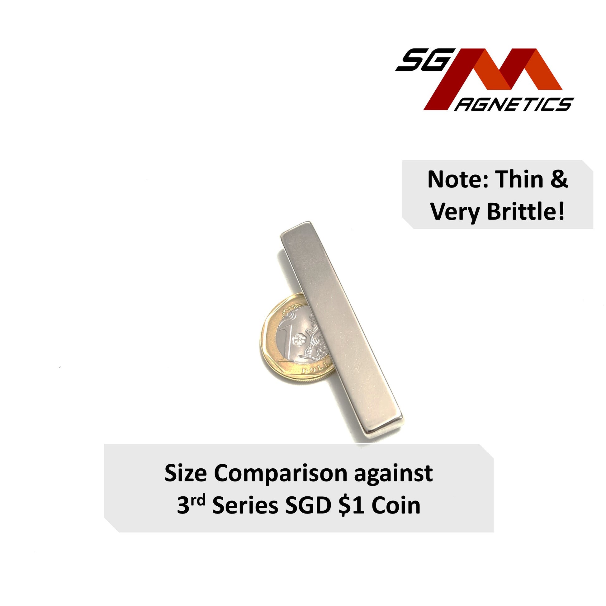 60x10x5mm N50 - Neodymium Block Magnets - 1piece