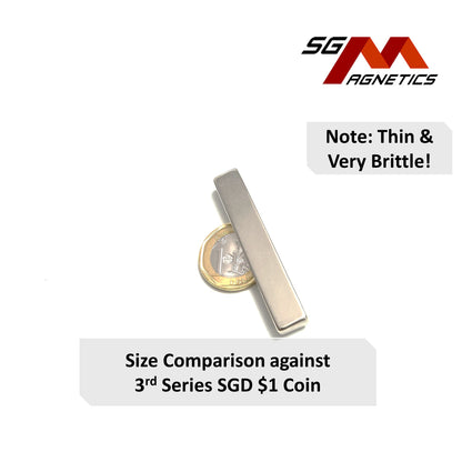 60x10x5mm N50 - Neodymium Block Magnets - 1piece