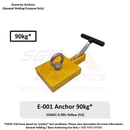 90kg General Purpose Holding Magnet - SGANC-E-001 (Economy Series Anchor Magnet)