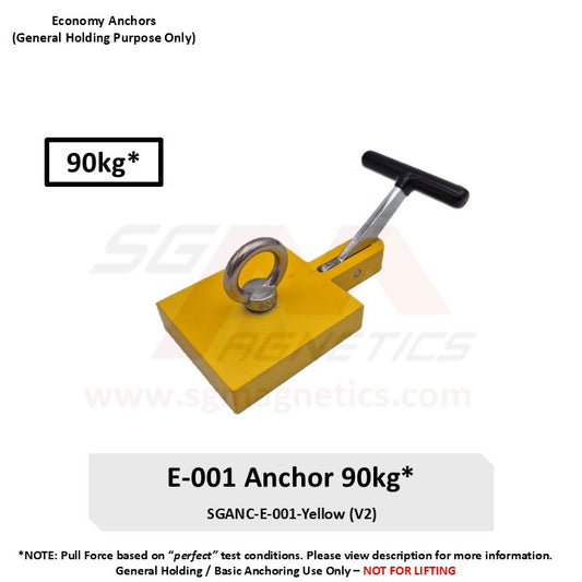 90kg General Purpose Holding Magnet - SGANC-E-001 (Economy Series Anchor Magnet)