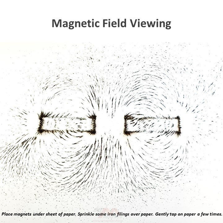 Iron Powder - Magnetic Field - Coarse Bits / Fine Iron Powder Filings
