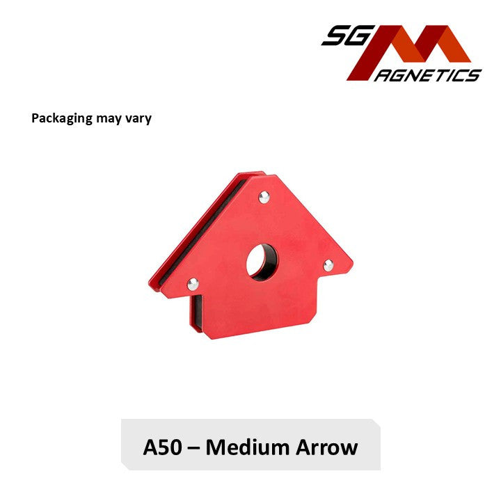75lbs Magnetic Welding Arrow Magnet - Soldering Locator 45 90 135 degrees angle