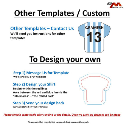 Personalized Jersey Magnets - Tshirt Button Magnet Custom Photo