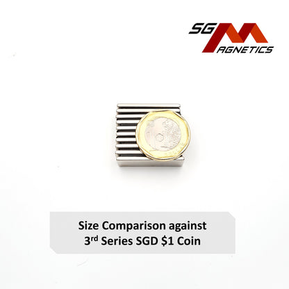 30x10x2mm N45 - Neodymium Block Magnets - 8pcs