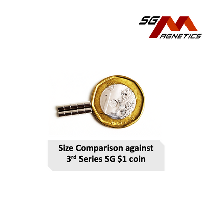3x3mm N52 - Neodymium Disc Magnets - 20pcs